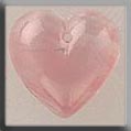 MILL HILL #12100 Coeur quartz, med-rose