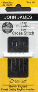 Easy Threading Eye Cross Stitch *John James
